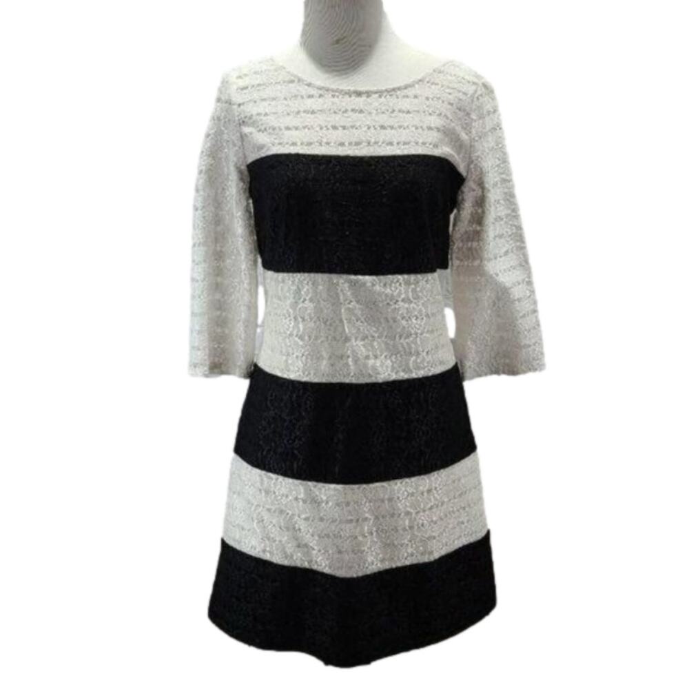 Jessica Simpson black/white lace